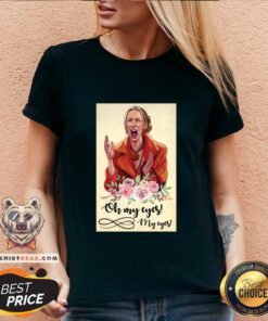 Grateful Lady Emotion Oh My Eyes V-neck