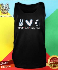 Grateful Peace Love Anesthesia Tank Top