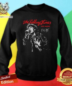 Hot The Rolling Stones Mick Jagger Signature Sweatshirt