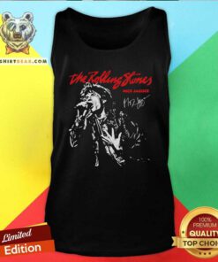 Hot The Rolling Stones Mick Jagger Signature Tank Top