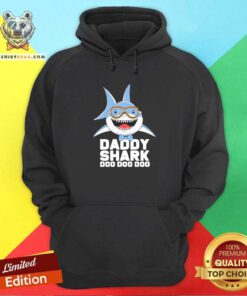Lovely Daddy Shark Doo Doo Doo Hoodie - Design by Teeshirtbear.com