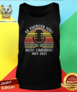 Nice An American Hero Rush Limbaugh Micro Vintage Tank Top