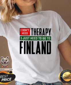 Nice I Just Need To Go To Finland Classic V-neck