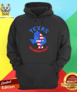 Official Bigfoot American Flag Texas Neanderthal Hoodie - Design by Teeshirtbear.com