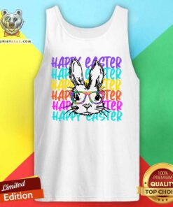 Official Happy Easter Day Bunny Tank Top - Design by Teeshirtbear.com
