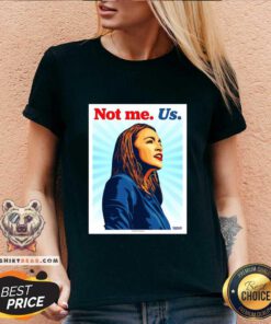 Official Not Me Us AOC Ernesto Yerena Montejano V-neck