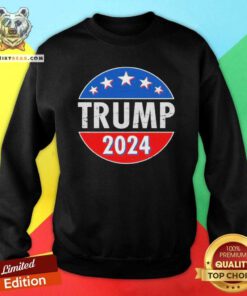 Official Trump 2024 Election Emblem Sweatshirt - Design by Teeshirtbear.com