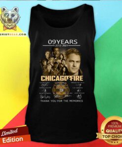 Original 09 Years 2012 2021 Chicago Fire Signatures Tank Top
