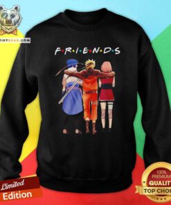 Perfect 3 Friends Sasuke Naruto And Sakura Sweatshirt - Design by Teeshirtbear.com