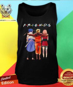 Perfect 3 Friends Sasuke Naruto And Sakura Tank Top - Design by Teeshirtbear.com