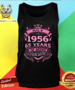 Premium July 1956 65 Years Of Being Awesome Tank Top