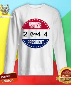 Pretty Barron Trump For President 2044 Sweatshirt
