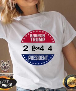 Pretty Barron Trump For President 2044 V-neck