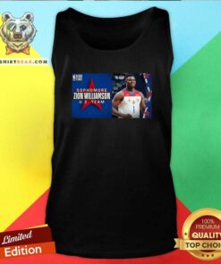 Pretty Sophomore Zion Williamson US Team Tank Top - Design by Teeshirtbear.com