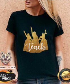 Schuyler 6 Teach V-neck - Design by Teeshirtbear.com
