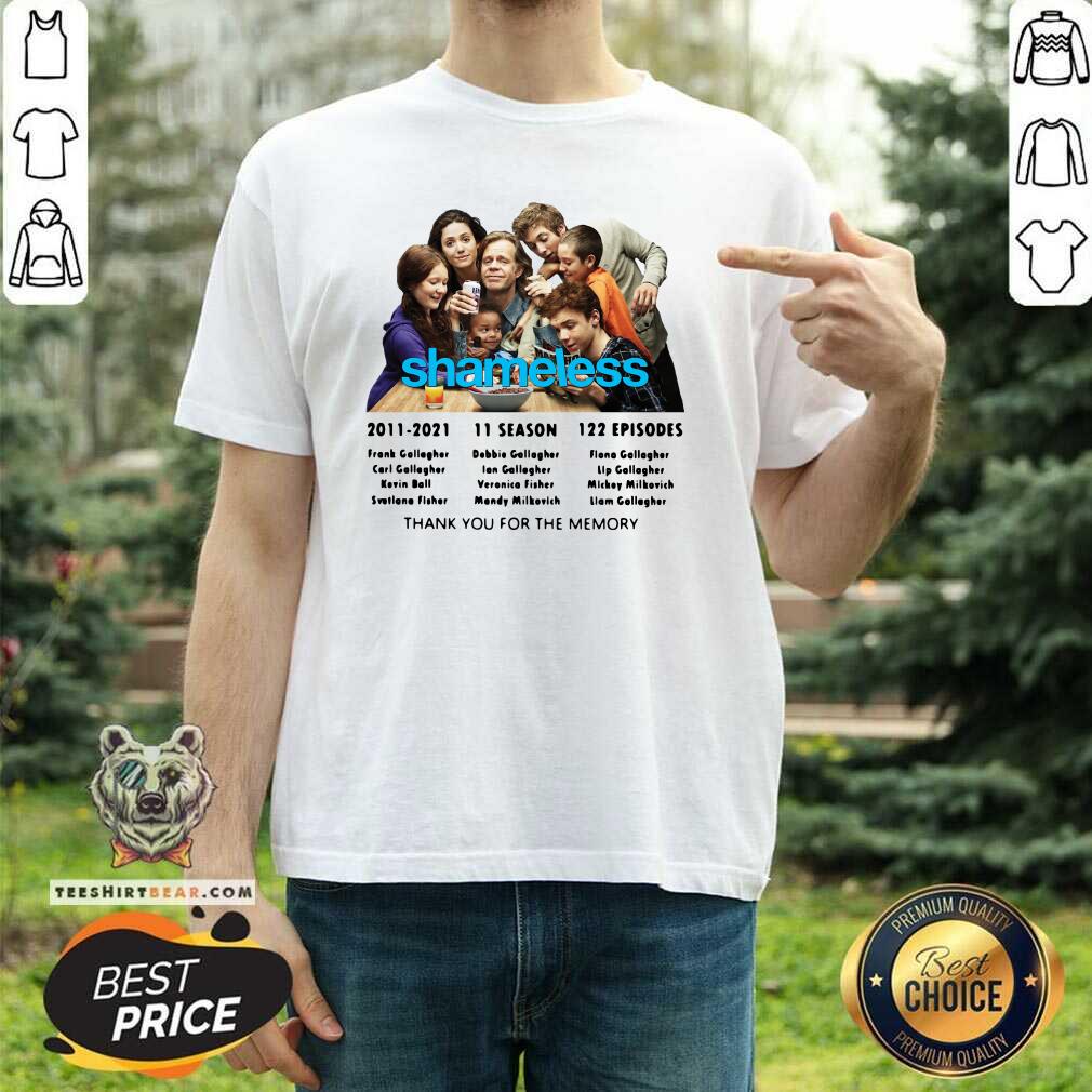 Shameless 11 Season 122 Episodes Thank You For The Memory Shirt - Design by Teeshirtbear.com