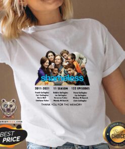 Shameless 11 Season 122 Episodes Thank You For The Memory V-neck - Design by Teeshirtbear.com