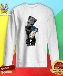 Top Baby Groot Hugs Dutch Bros Sweatshirt - Design by Teeshirtbear.com