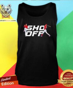 Top Shohei Ohtani Sho Off Tank Top - Design by Teeshirtbear.com
