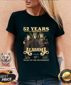 Awesome 52 Years Alabama Signature V-neck