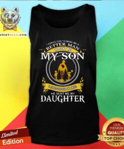 Awesome I Asked God To Make Me A Better Man Tank Top