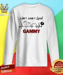 Awesome Live Love Spoil Gammy Heartbeat Sweatshirt