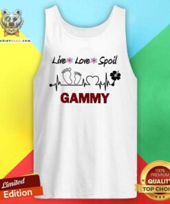 Awesome Live Love Spoil Gammy Heartbeat Tank Top