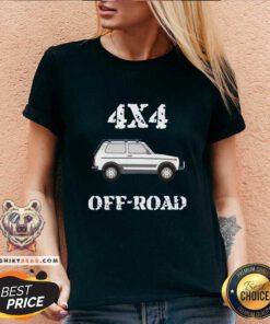 Awesome Russian Lada Niva 4x4 Off Road Truck V-neck