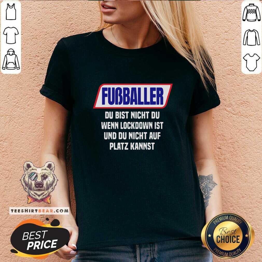 Cool Fussballer Du Bist Nicht Du Wenn Du Radler Trinkst V-neck Cool Fussballer Du Bist Nicht Du Wenn Du Radler Trinkst V-neck
