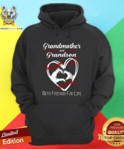 Cool Grandmother And Grandson Best Friends For Life Hoodie