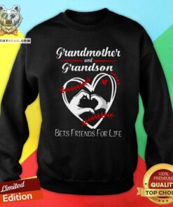 Cool Grandmother And Grandson Best Friends For Life Sweatshirt