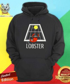 Cute The Lobster Play Tennis Hoodie