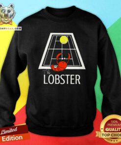 Cute The Lobster Play Tennis Sweatshirt