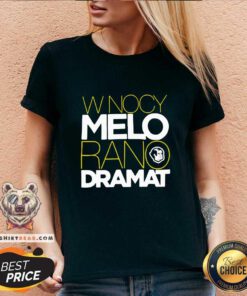 Funny Dramat Koszulka Damska V-neck