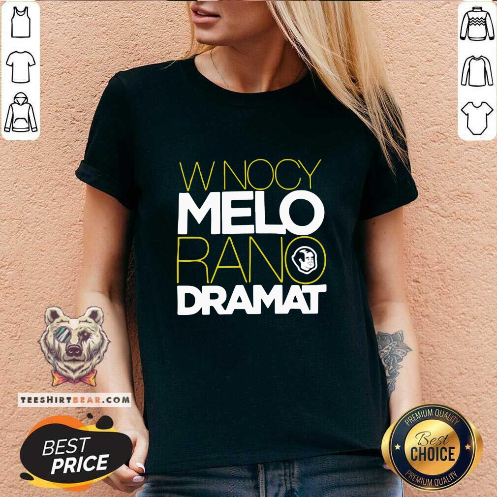 Funny Dramat Koszulka Damska V-neck Funny Dramat Koszulka Damska V-neck