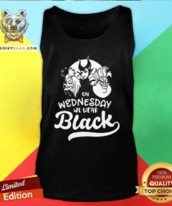 Funny Villains Disney On Wednesday We Wear Black Tank Top