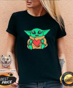Good Cute Baby Yoda V-neck