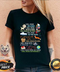 Good I Will Read Anywhere On A Boat With A Goat V-neck
