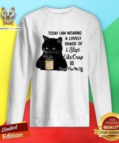 Hot Black Cat Today I Am Wearing A Lovely Shade Sweatshirt