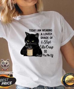 Hot Black Cat Today I Am Wearing A Lovely Shade V-neck