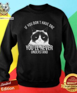 Hot If You Do Not Have One You Will Never Understand Cat Sweatshirt