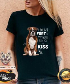 Lovely Boxer Blew You A Kiss V-neck
