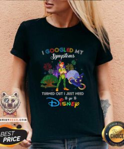 Lovely I Googled My Symtoms Disney Peter Pan V-neck
