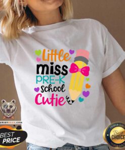 Lovely Little Miss PreK Cutie V-neck