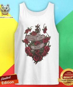 Nice Ramble On Rose Dead Inspired Womens Racerback Tank Top