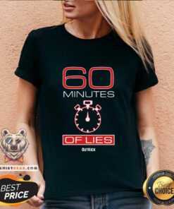 Official 60 Minutes Of Lies V-neck