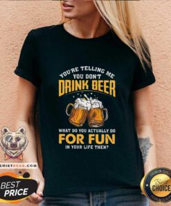 Official Drink Beer For Fun V-neck
