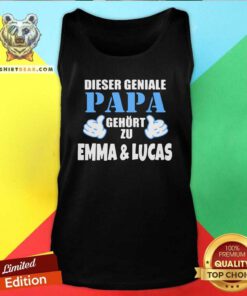 Original Dieser Geniale Papa Emma And Lucas Tank Top