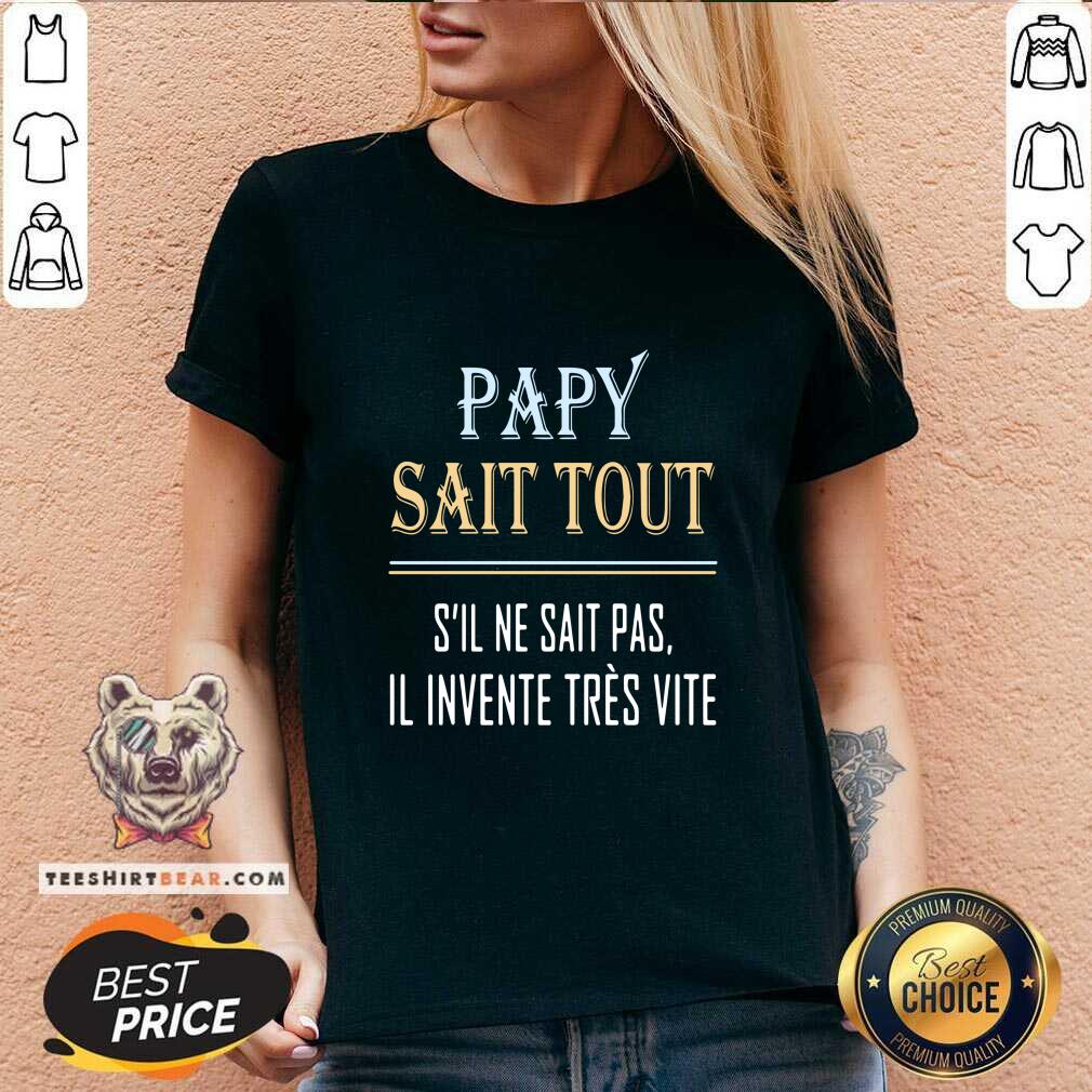 Original Papy Sait Tout V-neck Original Papy Sait Tout V-neck