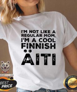 Premium I Am A Cool Finnish Aiti Vintage V-neck